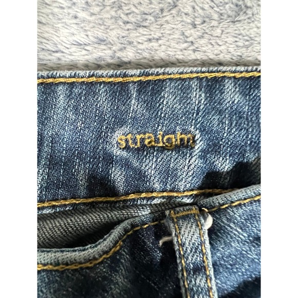 Simply Vera Vera Wang Womens Straight Leg Jeans Medium Wash Distressed Size 6 - Picture 9 of 16